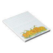 Jack-O-Lantern Pumpkins Halloween Wasserfarbe Link Notizblock (angewinkelt)