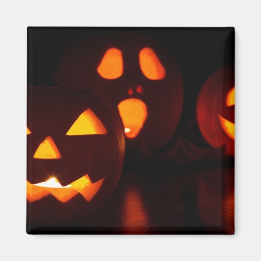 Jack-O-Lantern Pumpkins Magnet (Vorne)