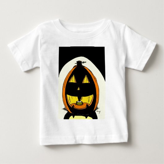Jack o' Lantern Säugling T - Shirt (Vorderseite)