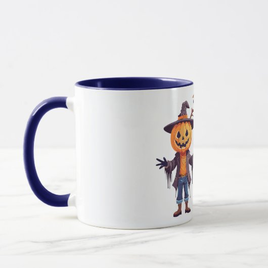 Jack O Lantern Scarecrow Tasse (Links)