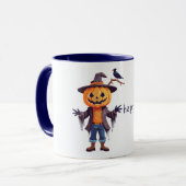 Jack O Lantern Scarecrow Tasse (Vorderseite Links)