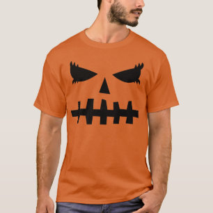 Jack O Lantern Scary Pumpkin Halloween Anzug T-Shirt