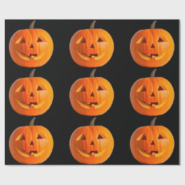 Jack-O-Lantern-Schleifpapier Geschenkpapier
