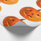 Jack-O-Lantern-Schleifpapier Geschenkpapier (Ecke)