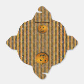 Jack-O-Lantern, Schwarz-Orange-Streifen-Schachtel Geschenkschachtel (Ungefaltet)