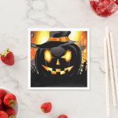 Jack-o-Lantern Serviette (Beispiel)