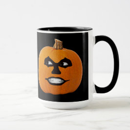 Jack o' Lantern Sinister Face, Halloween Pumpkin Tasse