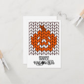JACK-O-LANTERN STRICK 3x5 Flachbildschirm Karte (Vorderseite/Rückseite Beispiel)