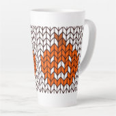 JACK-O-LANTERN STRICK hoch Latte Tasse (Rechte Ecke)