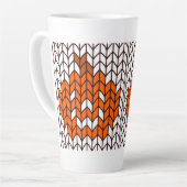 JACK-O-LANTERN STRICK hoch Latte Tasse (Linke Ecke)