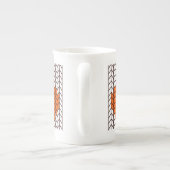 JACK-O-LANTERN STRICK Knochen China Tasse (Rückseite)