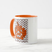 JACK-O-LANTERN STRICK Orange Combo Tasse (Vorderseite Links)
