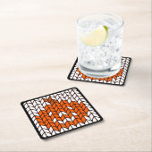 JACK-O-LANTERN STRICK Square Paper Untersetzer (Vor Ort)