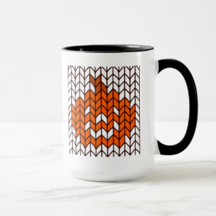 JACK-O-LANTERN STRICKEN Tall Black Kombi-Tasse Tasse