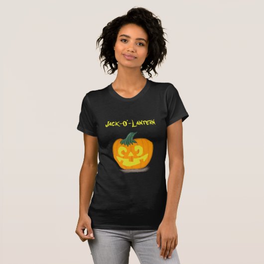 Jack-O'-Lantern-T - Shirt (Vorne ganz)