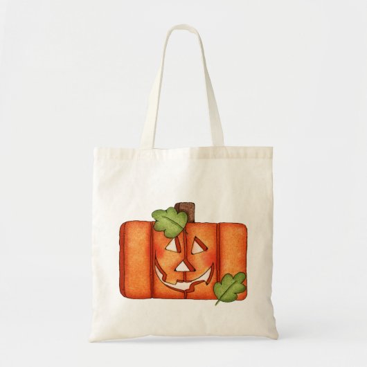 Jack-O-Lantern Tragetasche (Vorne)