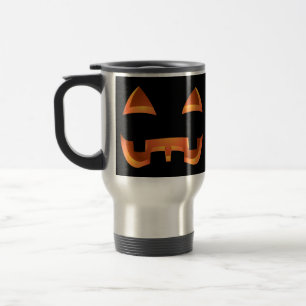 Jack-o-lantern Travel Mug Halloween Pumpkin Cups Reisebecher