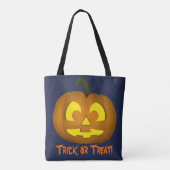 Jack O' Lantern Trick oder Trete Tasche (Rückseite)