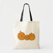 Jack-o'-Lantern-Trio-Beutel Tragetasche (Vorne)