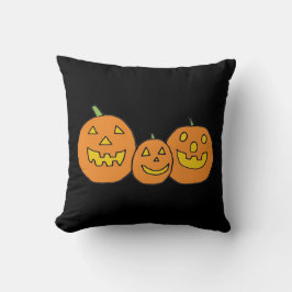 Jack-o'-Lantern Trio-Kissen Kissen