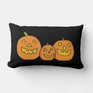 Jack-o'-Lantern Trio-Kissen Lendenkissen