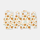 Jack-o-Lantern und Knochen Spooky Custom Halloween Geschenkschachtel (Ungefaltet)