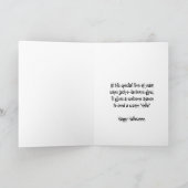 Jack-O-Lantern und Spuk Hauskarte Karte (Innenseite)