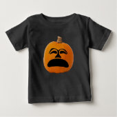 Jack o' Lantern Unglückliches Gesicht, Halloween P Baby T-shirt (Vorderseite)