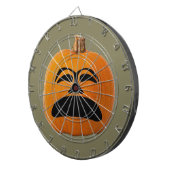 Jack o' Lantern Unglückliches Gesicht, Halloween P Dartscheibe (Vorderseite rechts)