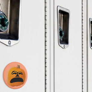 Jack o' Lantern Unglückliches Gesicht, Halloween P Magnet
