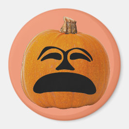 Jack o' Lantern Unglückliches Gesicht, Halloween P Magnet