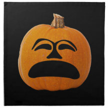 Jack o' Lantern Unglückliches Gesicht, Halloween P