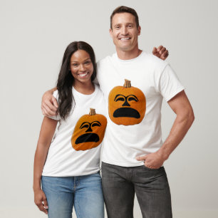 Jack o' Lantern Unglückliches Gesicht, Halloween P T-Shirt