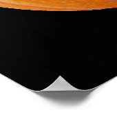 Jack o' Lantern Vampire Face, Halloween Pumpkin Poster (Ecke)