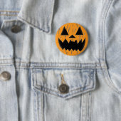 Jack-o’-Lantern-Vorderseite - Halloween-Taste Button (Beispiel)