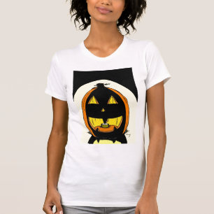 Jack o' Lantern Womens Lässig Scoop T - Shirt