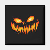 Jack O Lantern Y Carved Pumpkin Face Halloween Cos Magnet (Vorne)