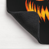 Jack O Lantern Y Carved Pumpkin Face Halloween Cos Mousepad (Ecke)