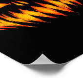 Jack O Lantern Y Carved Pumpkin Face Halloween Cos Poster (Ecke)
