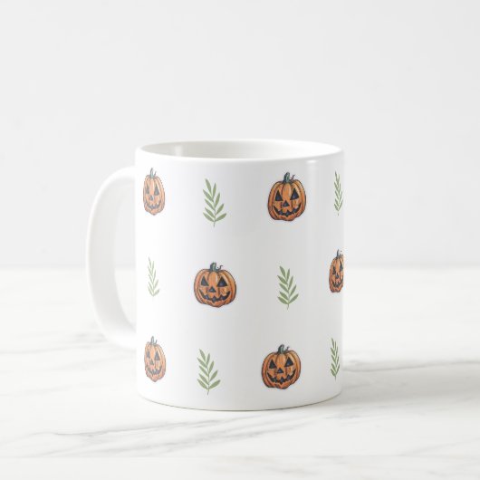 Jack O' LanternHappy Haloween Kaffeetasse (Vorderseite Links)