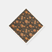 Jack-o-Lanterns auf dem Weinberg Serviette (Ecke)