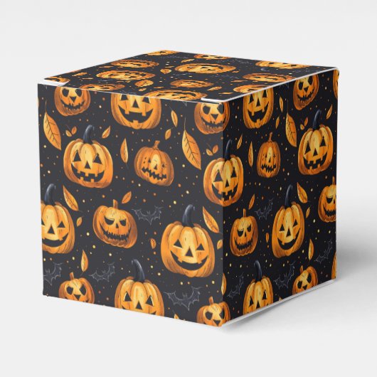 Jack-O-Lanterns Halloween Geschenkschachtel (Vorderseite)