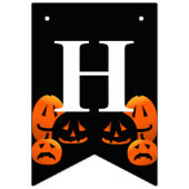 Jack-o-Lanterns Happy Halloween Party Jagdflagge Wimpelkette (Erste Fahne)