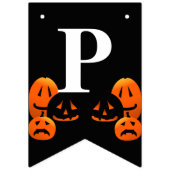 Jack-o-Lanterns Happy Halloween Party Jagdflagge Wimpelkette (Dritte Fahne)