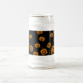 Jack O' Lanterns Hintergrund Bierglas (Mittel)