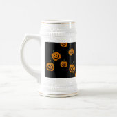 Jack O' Lanterns Hintergrund Bierglas (Links)