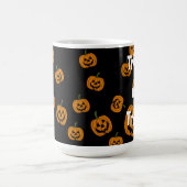 Jack O' Lanterns Hintergrund Kaffeetasse (Mittel)
