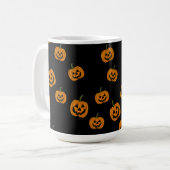 Jack O' Lanterns Hintergrund Kaffeetasse (Vorderseite Links)