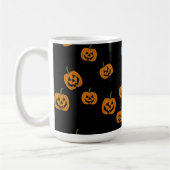 Jack O' Lanterns Hintergrund Kaffeetasse (Links)