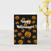 Jack O' Lanterns Hintergrund Karte (Gelbe Blume)